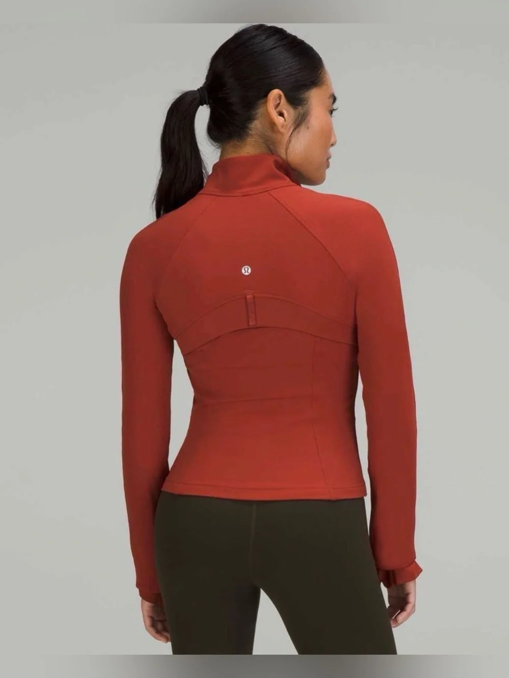 lululemon Nulu Cropped Define Jacket nulu in Cayenne size 14